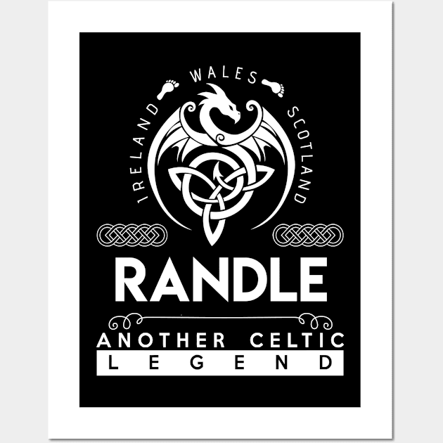 Randle Name T Shirt - God Found Strongest And Named Them Randle Gift Item Wall Art by harpermargy8920